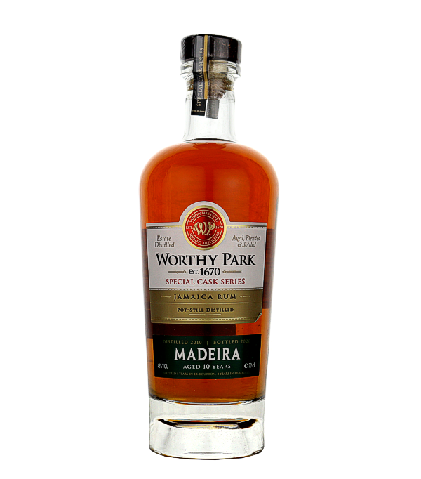 Worthy Park 10 Years Old MADEIRA Jamaica Rum Special Cask Series 2010, 70 cl, 45 % vol Rum