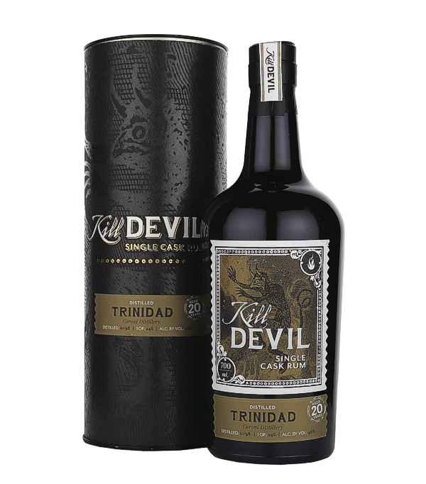 Hunter Laing Kill Devil TRINIDAD Caroni 20 Years Old Single Cask Rum 1998, 70 cl, 46 % vol Rum