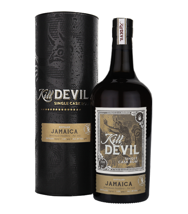 Hunter Laing Kill Devil Jamaica 9 Years Old Single Cask Rum 2007, 70 cl, 46 % vol Rum