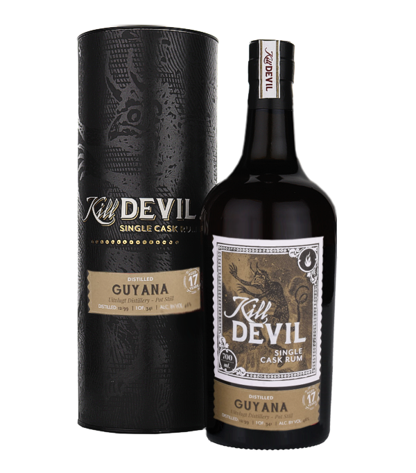 Hunter Laing Kill Devil Guyana 17 Years Old Single Cask Rum 1999, 70 cl, 46 % vol Rum