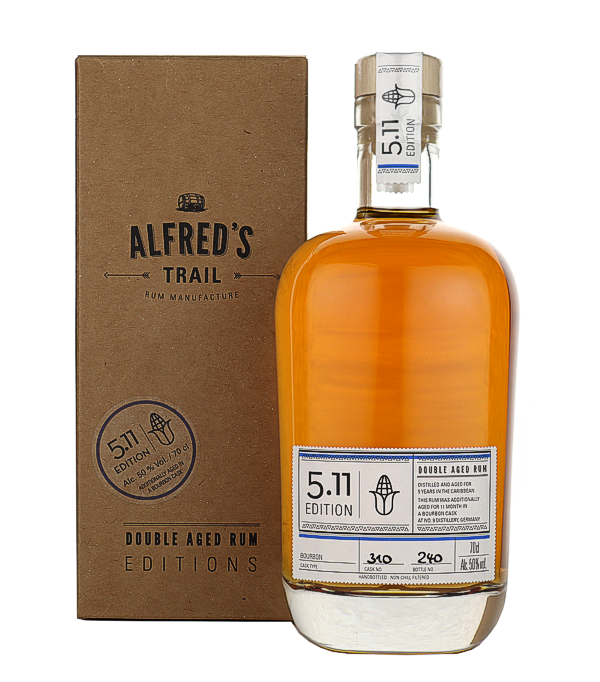 Alfred's Trail CARIBBEAN Double Aged Rum Edition 5.11, 70 cl, 50 % vol Rum