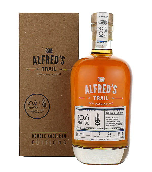 Alfred's Trail TRINIDAD Double Aged Rum Edition 10.6, 70 cl, 45 % vol Rum