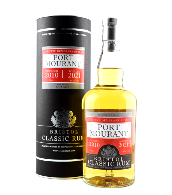 Bristol Classic Rum PORT MOURANT GUYANA Rum 2010/2021, 70 cl, 45 % vol Rum
