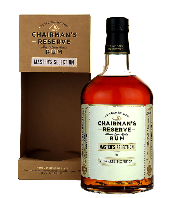 Chairman's Reserve Master's Selection 2011, 9 year old finest St. Lucia Rum (Charles Hofer), 70 cl, 64.5 % vol Rum