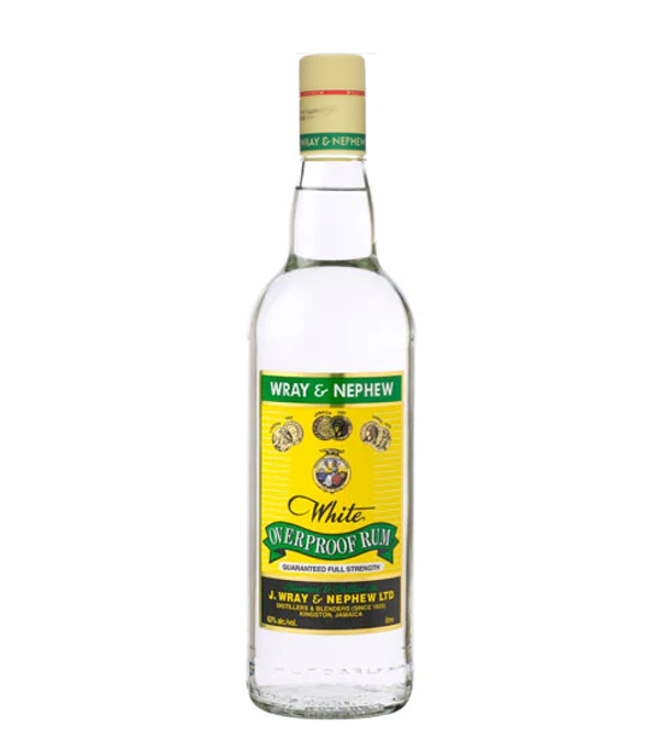 Appleton Wray & Nephew White Overproof Jamaica Rum, 70 cl, 63 % Vol., , Appleton Wray & Nephew White Overproof Jamaica Rum Le rhum est le rhum blanc overproof le plus vendu au monde et provient de la plus ancienne distillerie de Jamaque, Wray & Nephew, fonde par Charles John Wray au 19me sicle. Ce rhum lgendaire est un symbole de l'esprit fier et courageux de la Jamaque et joue un rle central dans la culture jamacaine. Souvent associ au domaine Appleton, il est labor  la distillerie de New Yarmouth. Le rhum Wray & Nephew White Overproof est une boisson p