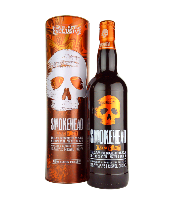 Smokehead RUM RIOT Islay Single Malt Scotch Whisky, 70 cl, 43 % vol Whisky