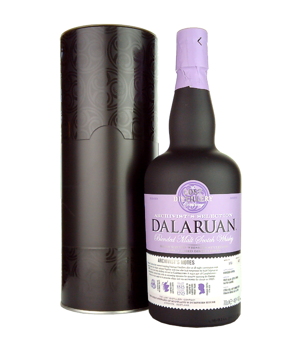 The Lost Distillery Company DALARUAN Archivist's Selection Blended Malt Scotch Whisky, 70 cl, 46 % vol
