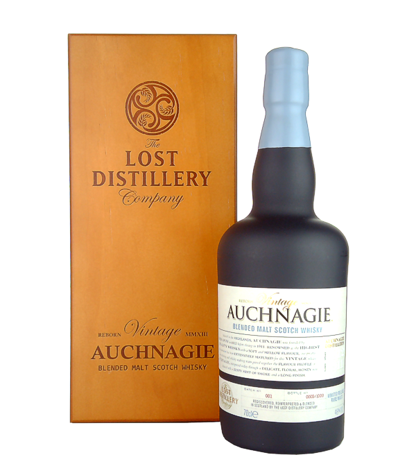 The Lost Distillery Company AUCHNAGIE VINTAGE Blended Malt Scotch Whisky, 70 cl, 46 % vol