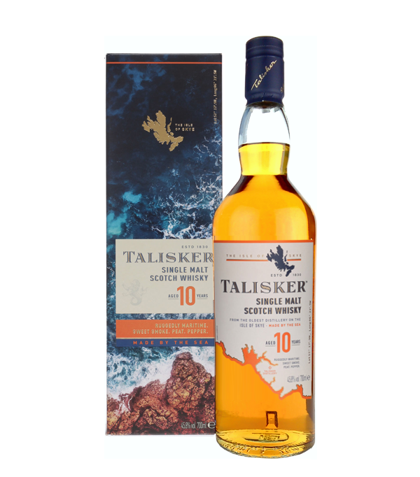 Talisker 10 Years Old Single Malt Whisky 2022, 70 cl, 45.8 % vol