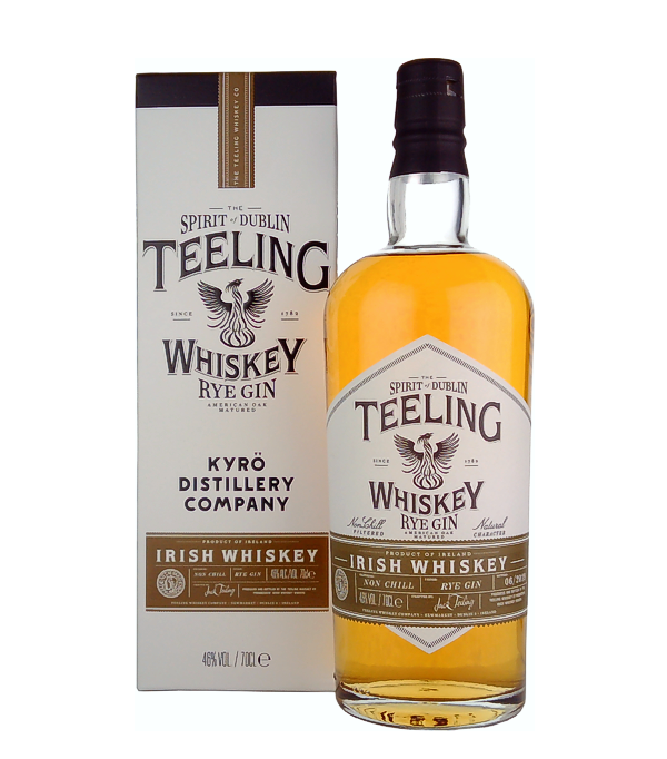 Teeling Whiskey, Kyrö Gin Small Batch RYE GIN Collaboration Irish Whiskey, 70 cl, 46 % vol 