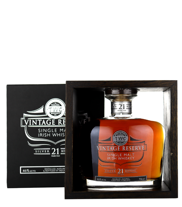 Teeling Whiskey 21 Years Old Vintage Reserve - Silver Bottling, 70 cl, 46 % Vol. (Whisky), , 