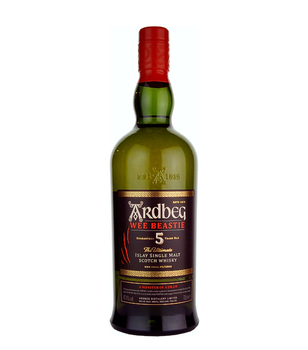Ardbeg 5 Years Old WEE BEASTIE Islay Single Malt Scotch Whisky, 70 cl, 47.4 % vol Whisky