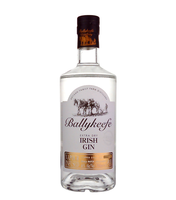 Ballykeefe Extra Dry Irish Gin, 70 cl, 40 % vol 