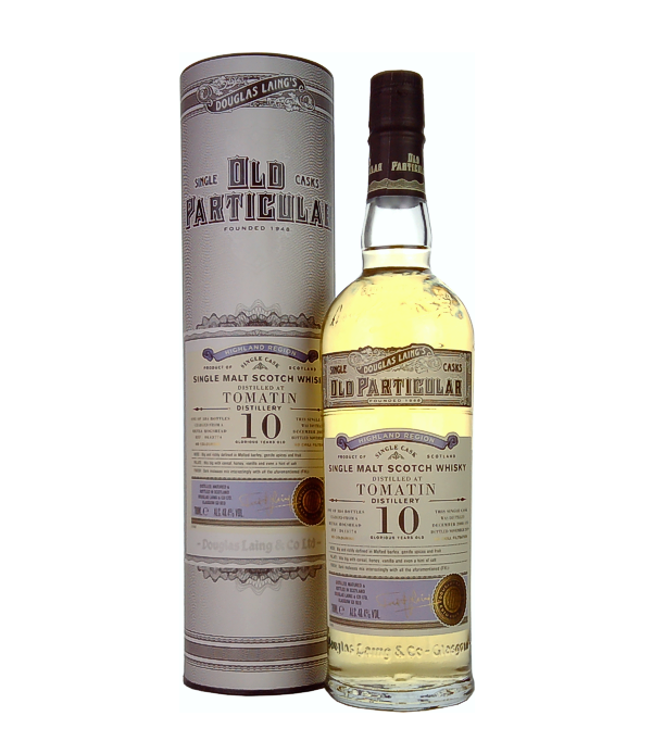 Douglas Laing & Co., Tomatin «Old Particular» 10 Years Old Single Cask Malt 2008/2018, 70 cl, 48.4 % vol (Whisky)
