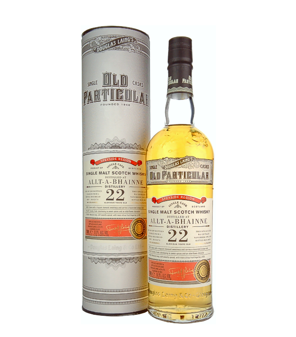 Douglas Laing & Co. OLD PARTICULAR Allt-A-Bhainne 22 Years Old Single Cask Malt 1995, 70 cl, 51.9 % vol (Whisky)