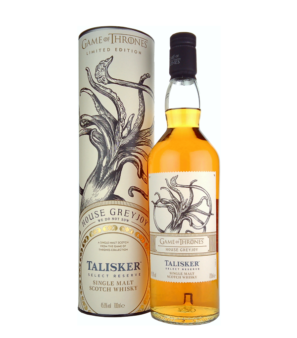 Talisker Select Reserve GAME OF THRONES House Greyjoy Single Malt Whisky Collection, 70 cl, 45.8 % vol