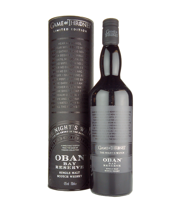 Oban Bay Reserve GAME OF THRONES The Night, 70 cl, 43 % vol (Whisky)
