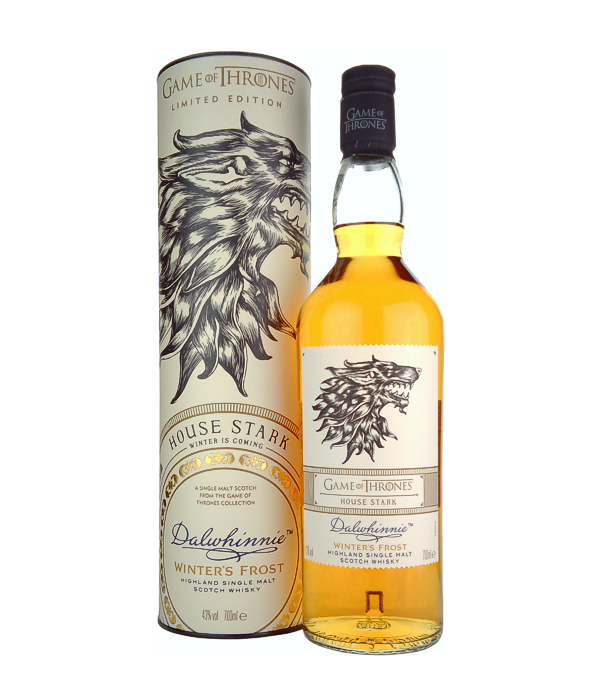 Dalwhinnie Winter`s Frost GAME OF THRONES House Stark Single Malt Whisky Collection 43% vol, 70 cl Whisky