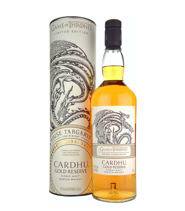 Cardhu Gold Reserve GAME OF THRONES House Targaryen Single Malt Whisky Collection, 70 cl, 40 % vol