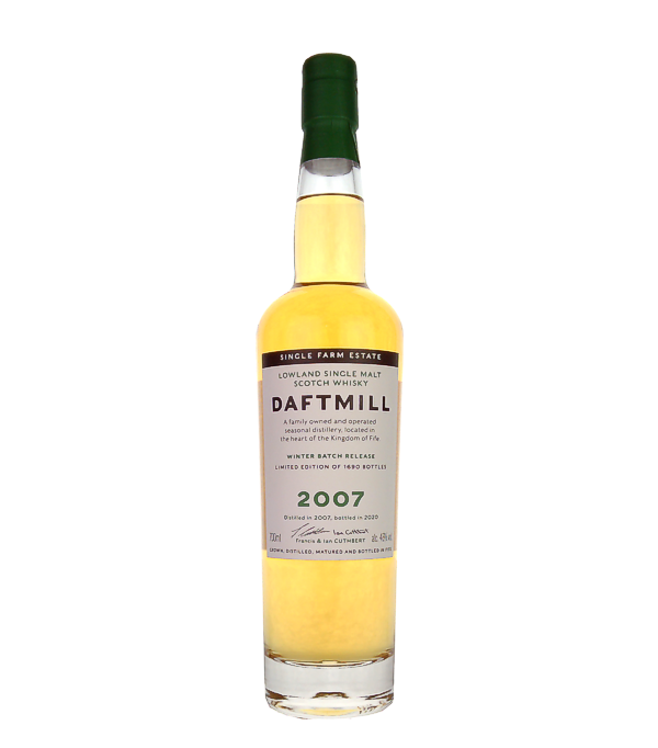 Daftmill 2007/2020 Winter Release 12 Year Old Single Malt Whisky 46 % vol, 70 cl Whisky