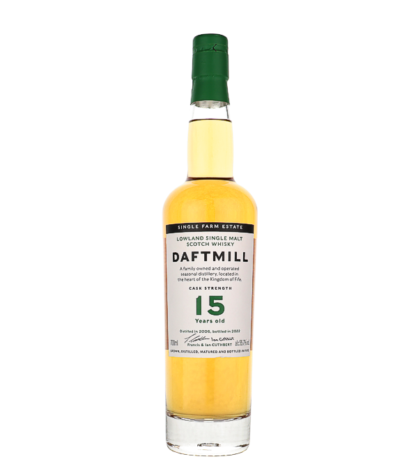 Daftmill 2006/2022 15 Year Old Cask Strength Single Malt Whisky, 70 cl, 55.7 % vol Whisky