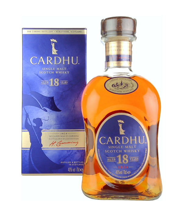Cardhu 18 Years Old Single Malt Scotch Whisky, 70 cl, 40 % vol 