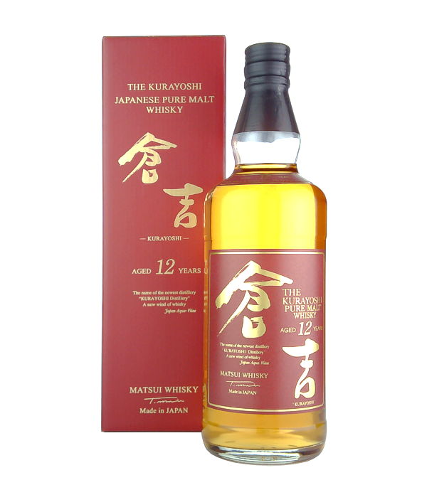Matsui Whisky THE KURAYOSHI 12 Years Old Pure Malt Whisky, 70 cl Whisky