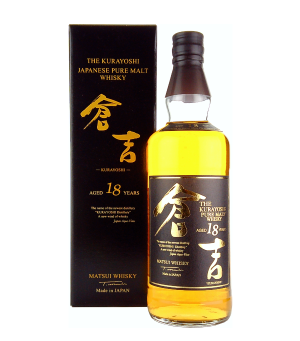 Matsui Whisky THE KURAYOSHI 18 Years Old Pure Malt Whisky, 70 cl Whisky