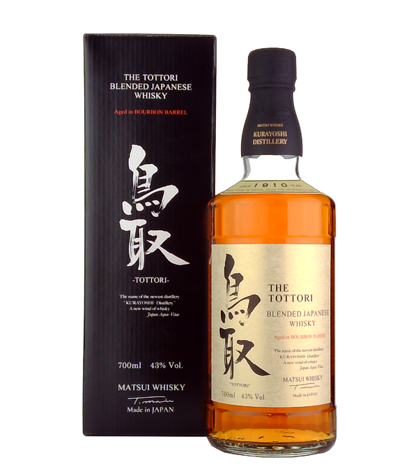 Matsui Whisky THE TOTTORI Blended Japenese Whisky BOURBON BARREL, 70 cl, 43 % vol Whisky