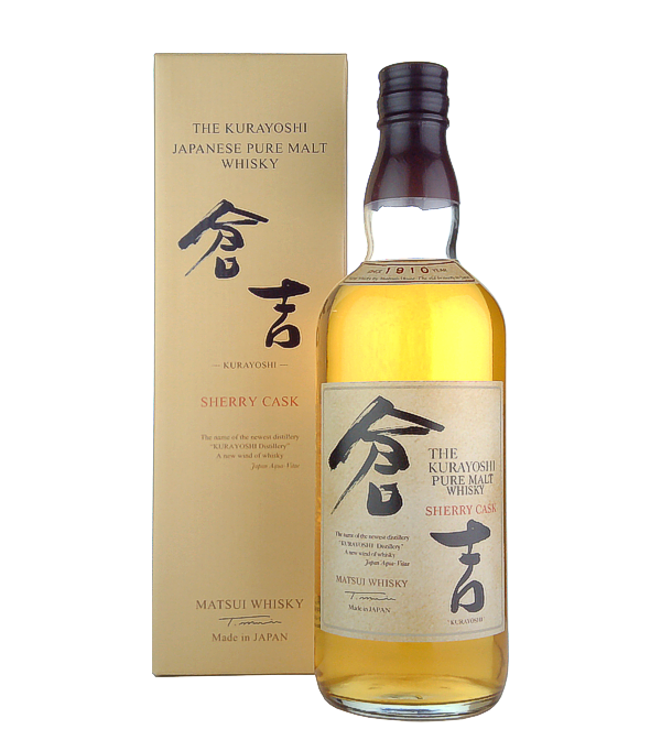 Matsui Whisky THE KURAYOSHI Pure Malt Whisky SHERRY CASK, 70 cl, 43 % vol Whisky