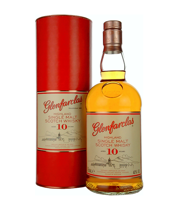 Glenfarclas 10 Years Old Highland Single Malt Scotch Whisky, 70 cl, 40 % vol Whisky