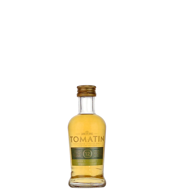 Tomatin 12 Years Old Bourbon & Sherry Casks  Sampler, 5 cl, 43 % vol (Whisky)