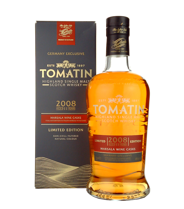 Tomatin 11 Year Old 2008 Marsala Wine Cask Finish, 70 cl, 46 % vol (Whisky)