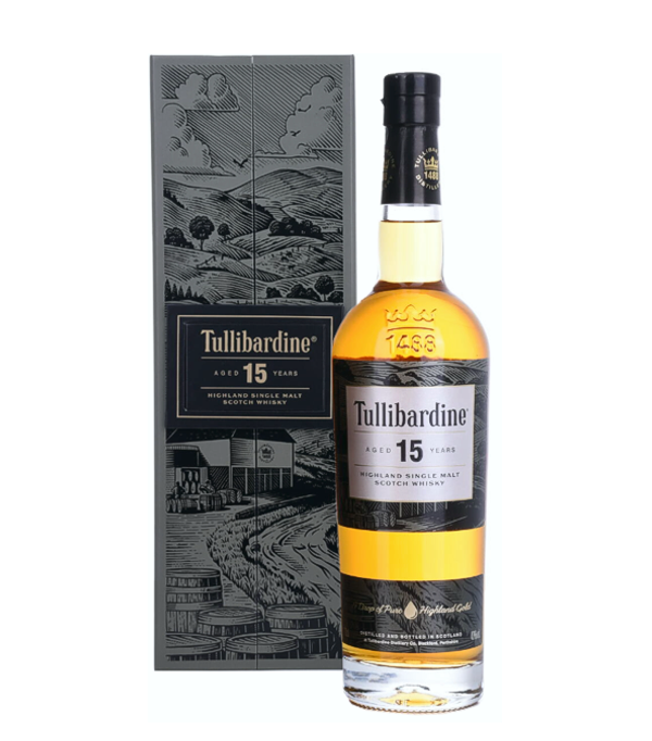 Tullibardine 15 Years Old Highland Single Malt Scotch Whisky, 70 cl, 43 % vol