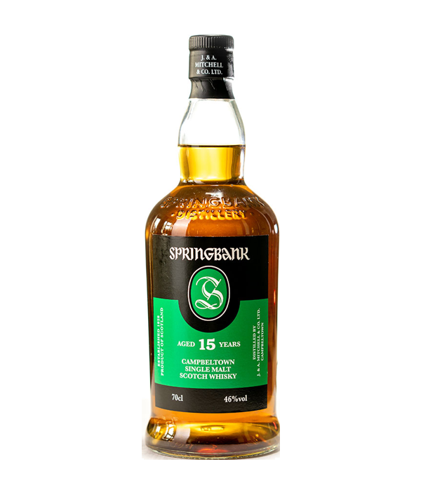 Springbank 15 Years Old Single Malt Scotch Whisky Campbeltown 2007/2022, 70 cl, 46 % vol