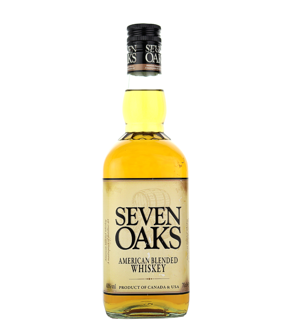 Seven Oaks Straight Bourbon Whiskey, 70 cl, 40 % Vol., , Dieser amerikanische Bourbon-Whisky reift wein Eichenfässern und wird aus bestem Mais hergestellt  Der Seven Oaks Bourbon wurde für den deutschen Markt hergestellt und ist in dieser Form nicht mehr erhältlich.