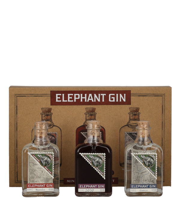 Elephant Gin Miniature Sample Set, 15 cl, 45.7 % vol 