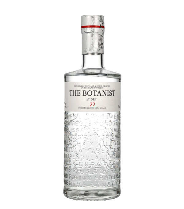 Botanist Islay Dry Gin, 70 cl, 46 % Vol., Schottland, Isle of Islay, Islay ist zwar eher für torfigen Whisky bekannt, aber mit dem Botanist Gin ist der Bruichladdich Destillerie ein Meisterstück gelungen. Der Premium Gin von der westlichen Seite der Insel begeistert Gin Kenner seit Jahren.  Der Gin Botanist konzentriert sich auf die Stärken der Inselflora und stellt diese wunderbar in den Vordergrund. Die vielfältige Natur hat nämlich deutlich mehr zu bieten als Torf und Gerstenmalz. Mit seinen 46 % Vol. ist Botanist perfekt für einen Gin Tonic geeignet, der Gin 