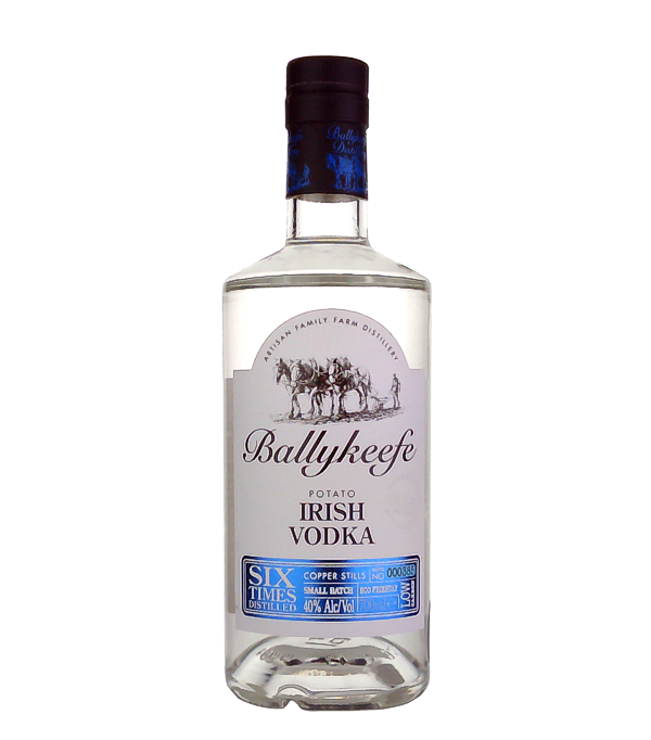 Ballykeefe Six Times Distilled Potato Irish Vodka, 70 cl, 40 % vol 