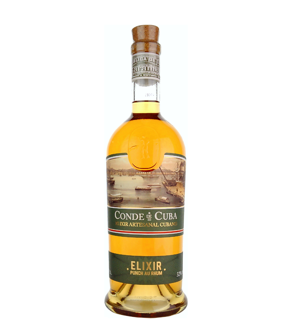 Conde de Cuba ELIXIR Punch Au Rhum, 70 cl (Rum)