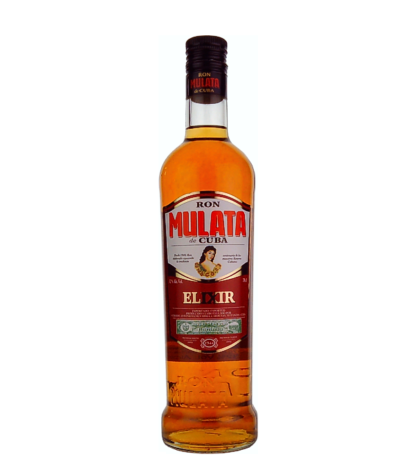 Ron Mulata Elixir de Ron, 70 cl, 32 % Vol. (Rum), Kuba, The straw-yellow 