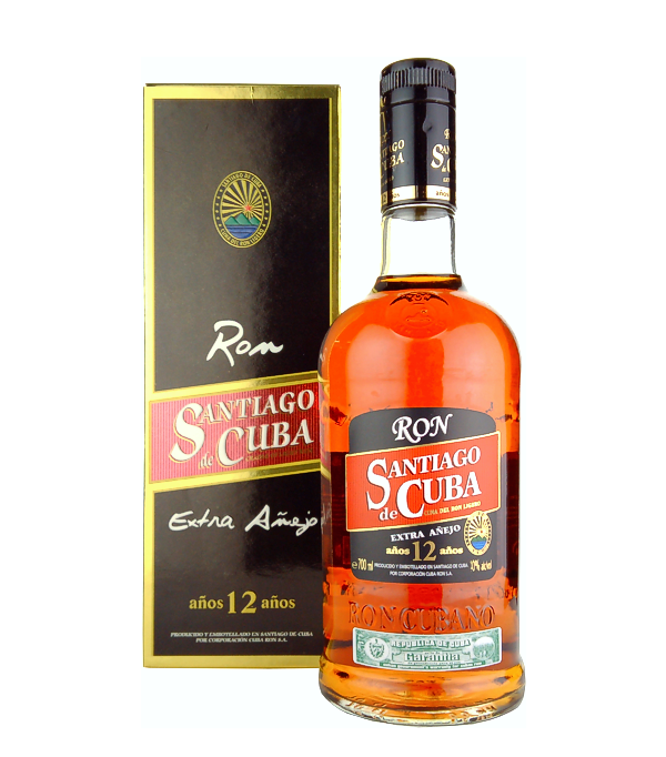 Santiago de Cuba Extra Añejo 12 Años, 70 cl, 40 % vol (Rum)