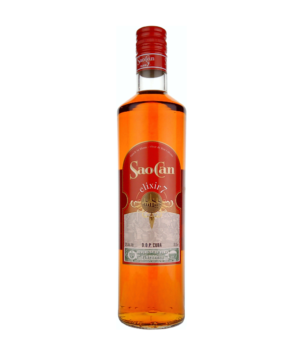 Ron Sao Can Elixir 7, 70 cl, 32 % Vol. (Rum), Kuba, Ein eleganter kubanischer Rumlikör - sehr schön ausgewogen mit einer perfekten Balance zwischen Süsse und Würze.
