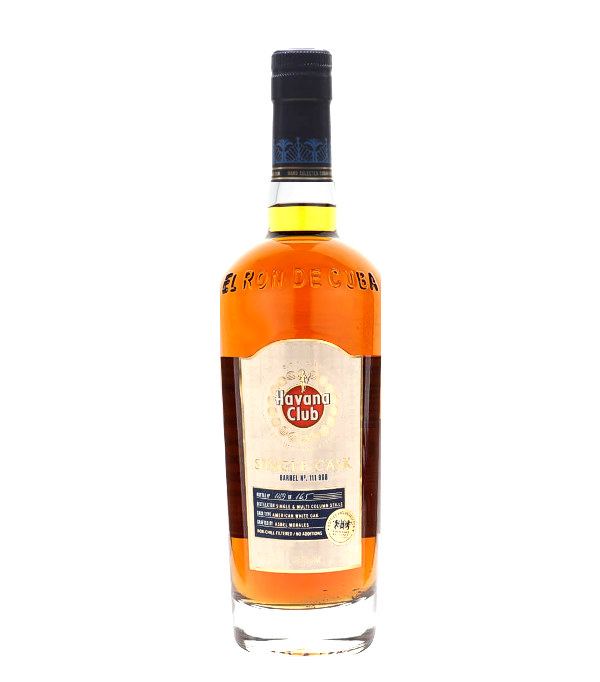 Havana Club �Single Cask� Barrel 111968, 70 cl, 48 % Vol. (Rum), Kuba, Dieses exklusive Single-Cask-Bottling von Havana Club, ausgew�hlt und betreut vom legend�ren Maestro Ronero Asbel Morales, stammt aus einem einzelnen amerikanischen Eichenfass und wurde ohne Farbstoffe oder K�ltefiltration abgef�llt. Havana Club �Single Cask� Barrel 111968 zeigt eindrucksvoll die Handwerkskunst, f�r die kubanischer Rum weltweit bekannt ist.  <strong>Wie schmeckt Havana Club �Single Cask� Barrel 111968?</strong> Der Rum vereint Leichtigkeit und Frische mit einem weichen, honigart
