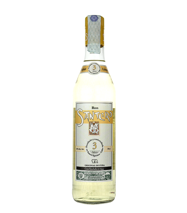 Ron Santero Carta Blanca 3 Años Rum, 70 cl, 38 % vol Rum