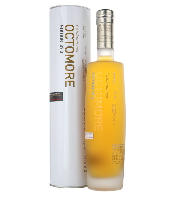Bruichladdich Octomore Edition 07.3 Orge Islay - Champ Lorgba 169 PPM 2010/2015, 70 cl, 63 % Vol. (Whisky), Schottland, Isle of Islay, 