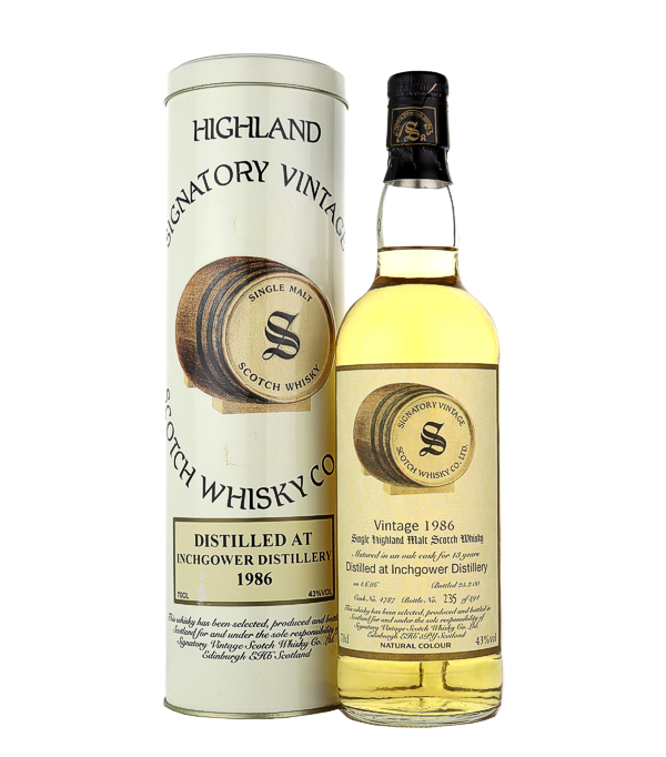 Signatory Vintage, Inchgower 13 Years Old «Vintage Collection» 1986/2000, 70 cl, 43 % vol (Whisky)