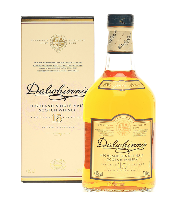 Dalwhinnie 15 Years Old Highland Single Malt Scotch Whisky, 70 cl, 43 % vol Whisky