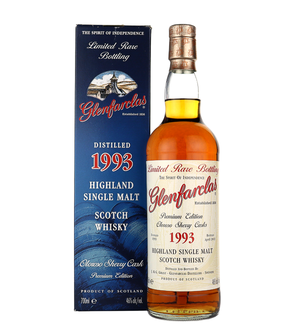 Glenfarclas 19 Years Old «Limited Rare Bottling» Premium Edition Oloroso Sherry 1993 / 2013, 70 cl, 46 % vol (Whisky)