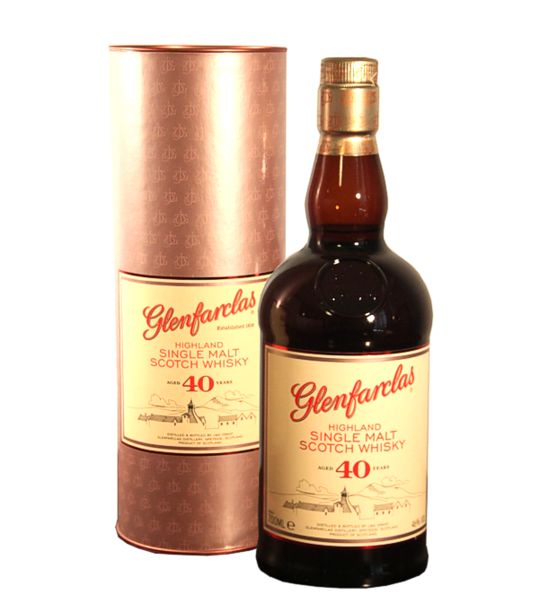 Glenfarclas 40 Years Old 2nd Release 2011 Highland Single Malt Scotch Whisky, 70 cl, 46 % Vol., Schottland, Speyside, Destilliert: ca. 1971 Abgefllt: 11.07.2011 Anzahl Flaschen: 2100 Flaschencode: L11 07 11 Farbstoff: ohne Farbstoff Kltefiltriert: ohne Kltefiltrierung